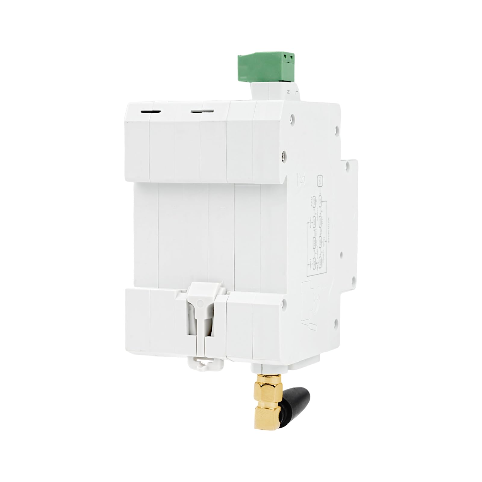 Jadeshay Disjoncteur Differentiel 30ma 40A 2 Pôles A Type Disjoncteur Intelligent RCCB Dispositif à réenclenchement Automatique WiFi AC230V Contrôle TUYA (GKR3L)