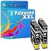 Produktbild Tito-Express ProSerie 2X Farbset kompatibel mit Epson T0711 mit 18ml Black & 18ml je Color XXL-Inhalt DX-5500 SX-415 DX-5000 DX-4400 D-78 DX-4000 DX-4050 DX-5050 DX-6000 DX-6050 DX-7000 F