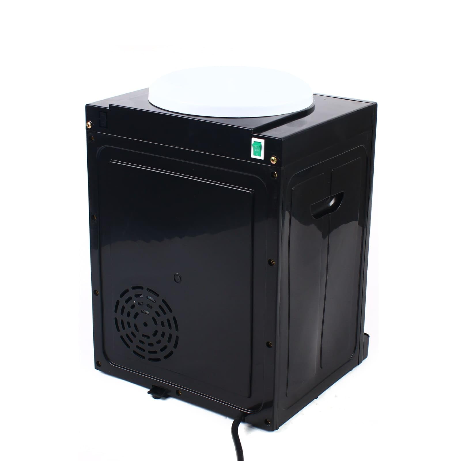 Distributeur d'eau Chaude/Froide, Chauffage 95℃/Refroidissement 8℃, Design Compact 27x24x36cm, Bonbonnes Compatibles 4,5L à 18,9L, Idéal pour Bureau Maison (Blanc)