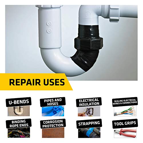 Everbuild 2SWELDBK Silweld, Nastro in silicone