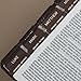 UPAFEXXI-Laminated Bible Tabs with Book Summaries(Gold Foil Embossed Lettering), Bible Tabs for Women and Men, Reposition Large Print Stickers, Easy to Read, 80Chapters Labels for Easy Navigation