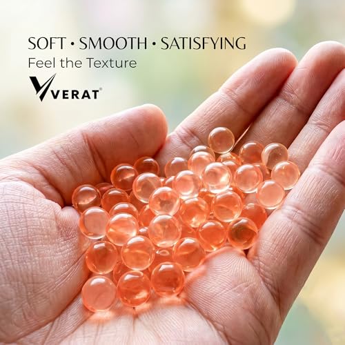 Image of Verat Gel Blaster Refill Water Beads Transparent for Gun Suitable Size 7-8mm Safe Non-Toxic Ammo for Gel Guns & Decorative Vase Filler (This Gel Balls for Specially for Gun) (1 Packets, 10000 Red)