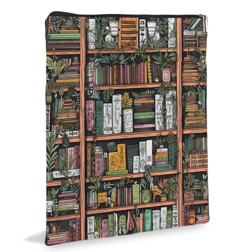 Book Sleeve, Book Sleeve with Zipper, Book Cover for Book Lovers,...
