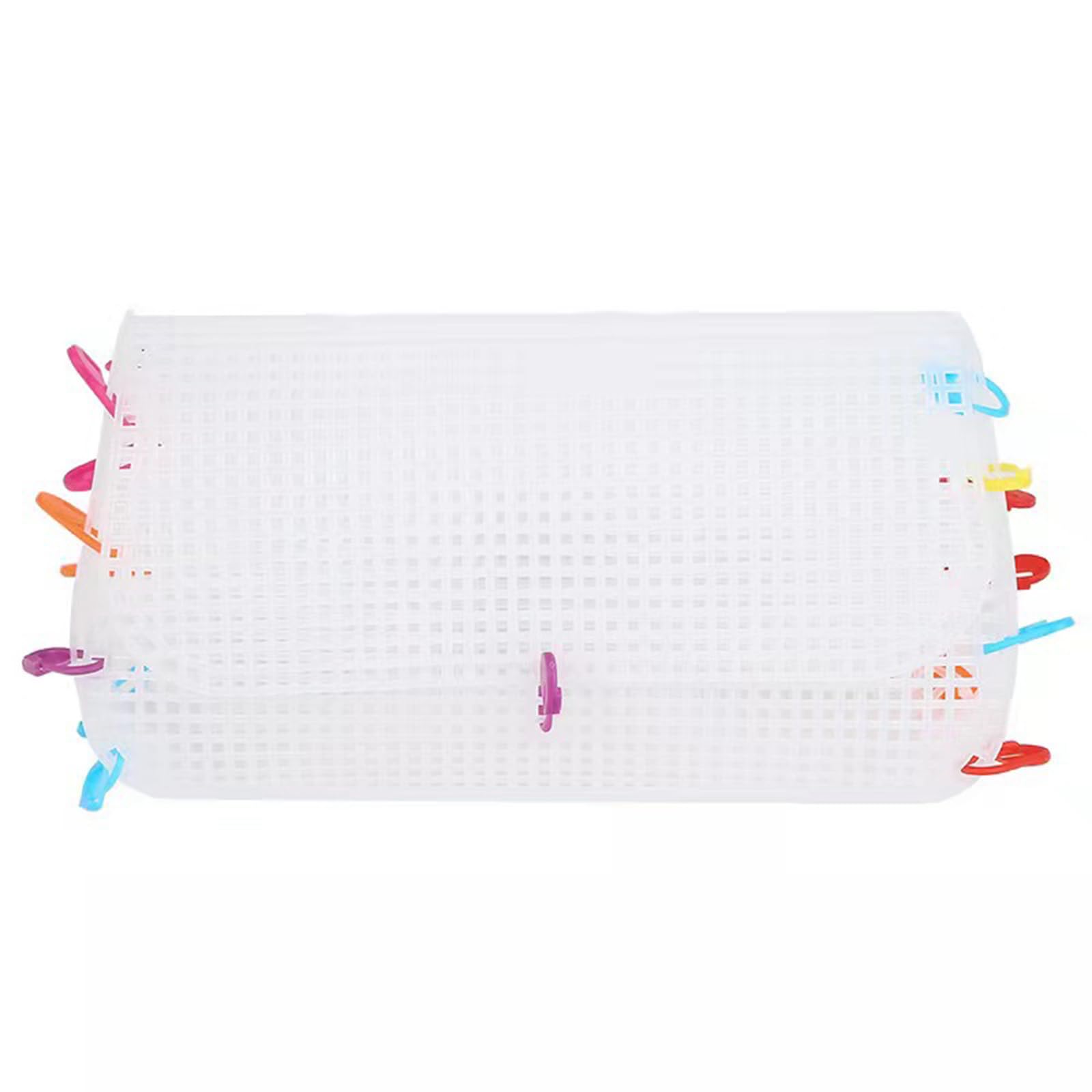 Geavonyg White Cut To Size Net Sheets For Crochet Bag Making Embroidery Acrylic Yarn Crafting Handbag Making Accessories Grids For Handicraft Project