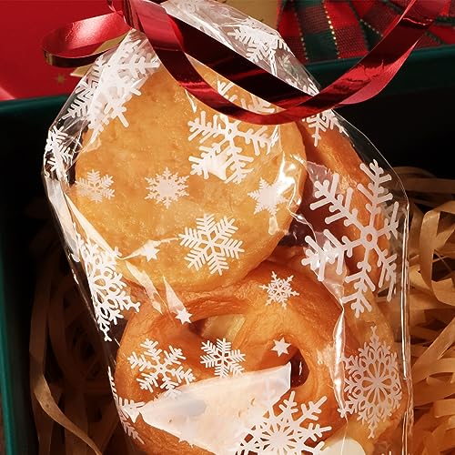 100Pz Sacchetti Regalo Natale Cellophane Sacchetti...
