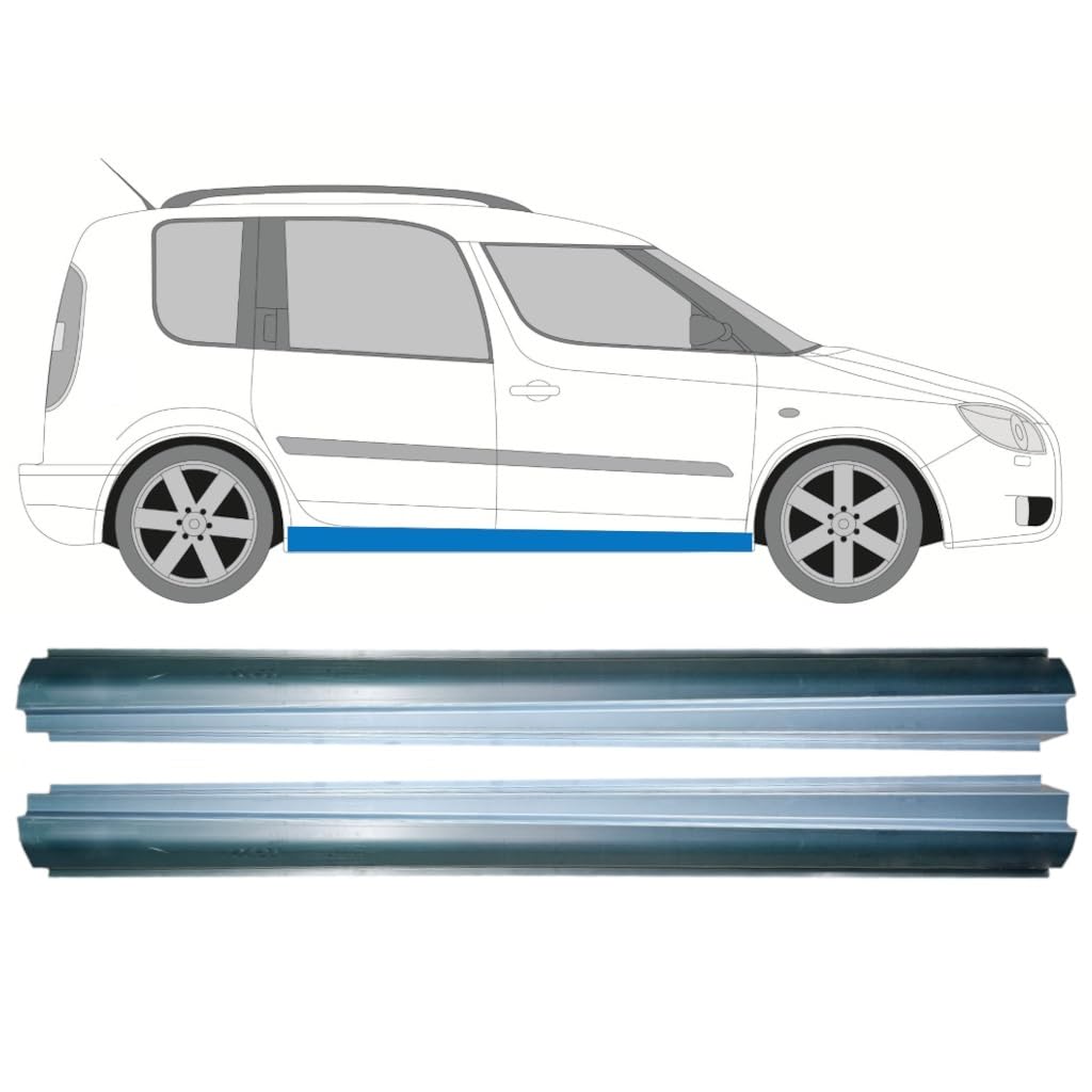 Reparaturblech Schweller für Skoda Roomster Praktik 2006-2015 / Links+Rechts