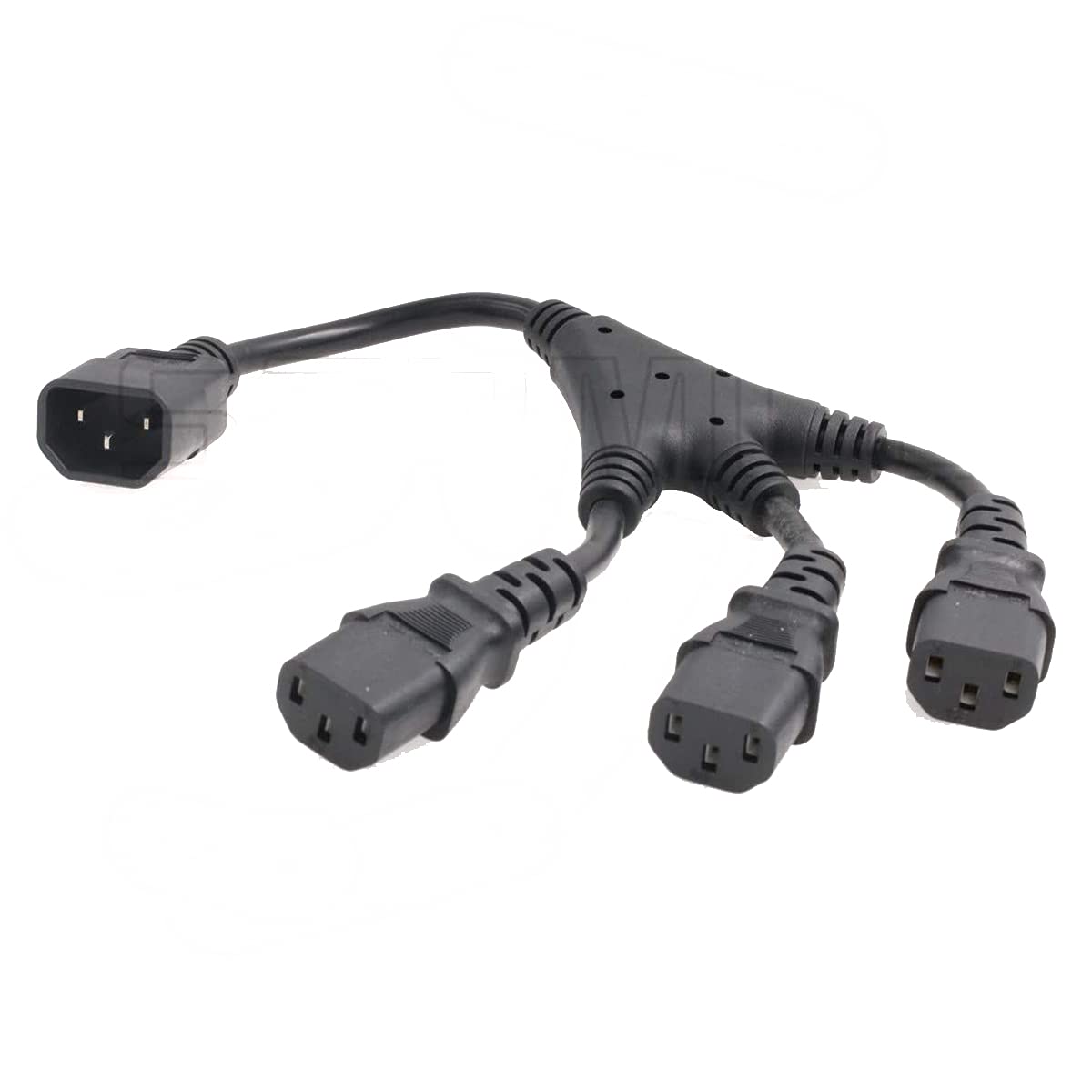 SZRMCC UPS PDU Server Y Splitter Power Cable IEC320 C14 to 3 x C13 10A 250V Extension Cable (3xc13 30cm)-image-32