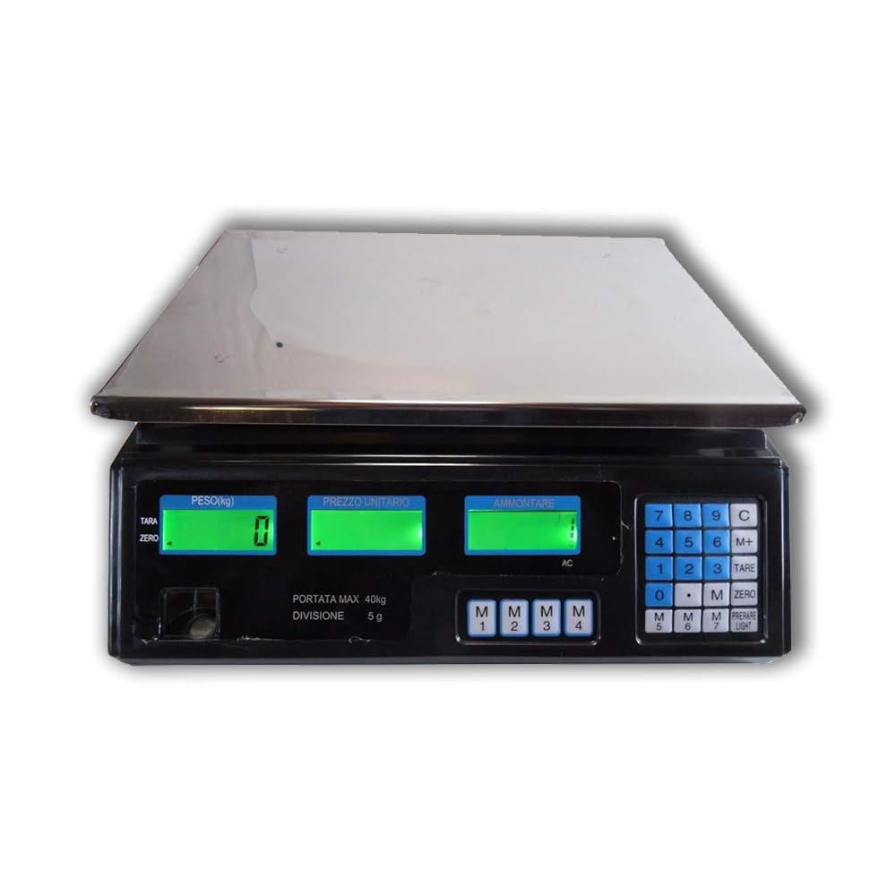 Báscula electrónica de 40 kg de cocina digital y profesional con pantalla LCD de alta precisión
