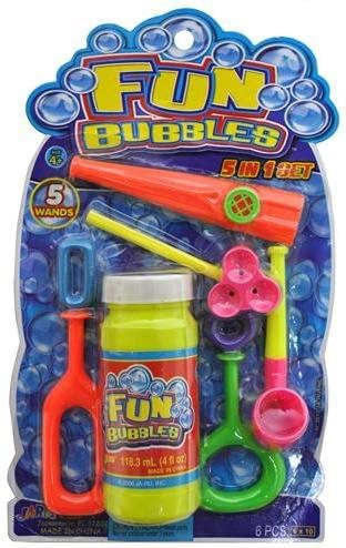 JA-RU - Fun Bubbles Kit - 6 Pieces