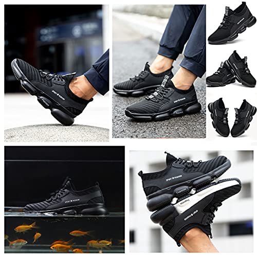 Veiligheidsschoenen Heren Dames Werkschoenen Stalen neus Lichtgewicht Ademende Schoenen Sportieve Trainers… - Image 7