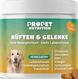 Gelenktabletten Hund. 120 Leckere Snacks. Glucosamin, Chondroitin & Hyaluron MSM, Mit Vitaminen. Hohe Akzeptanz Beim Hund. Unterstützung der Gelenkfunktion. Gelenktabletten für Hunde