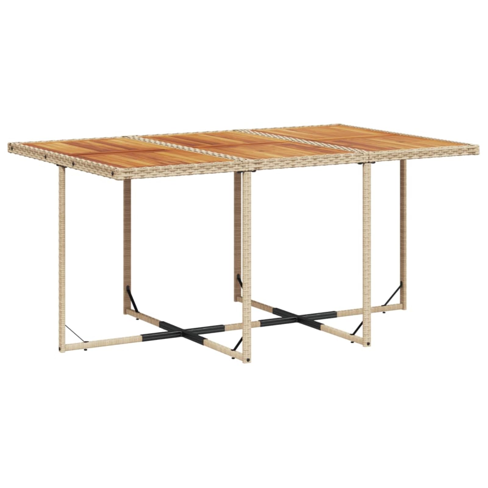 Set da Pranzo da Giardino 7 pz, Sedie con Cuscini in Polyrattan, Tavolo e Sedie Pieghevoli per Pranzo all'Aperto, Arredo da Esterno, Mobili da Giardino, Set da Esterno, Spazio Salvaspazio, Comfort Sed