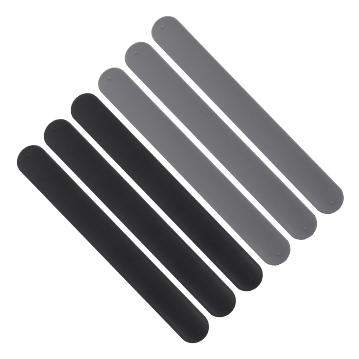 HEALLILY 6pcs Wrapping Paper Bands Organizer Christmas Wrap Storage Tool Metal Strips for Flip Wraps