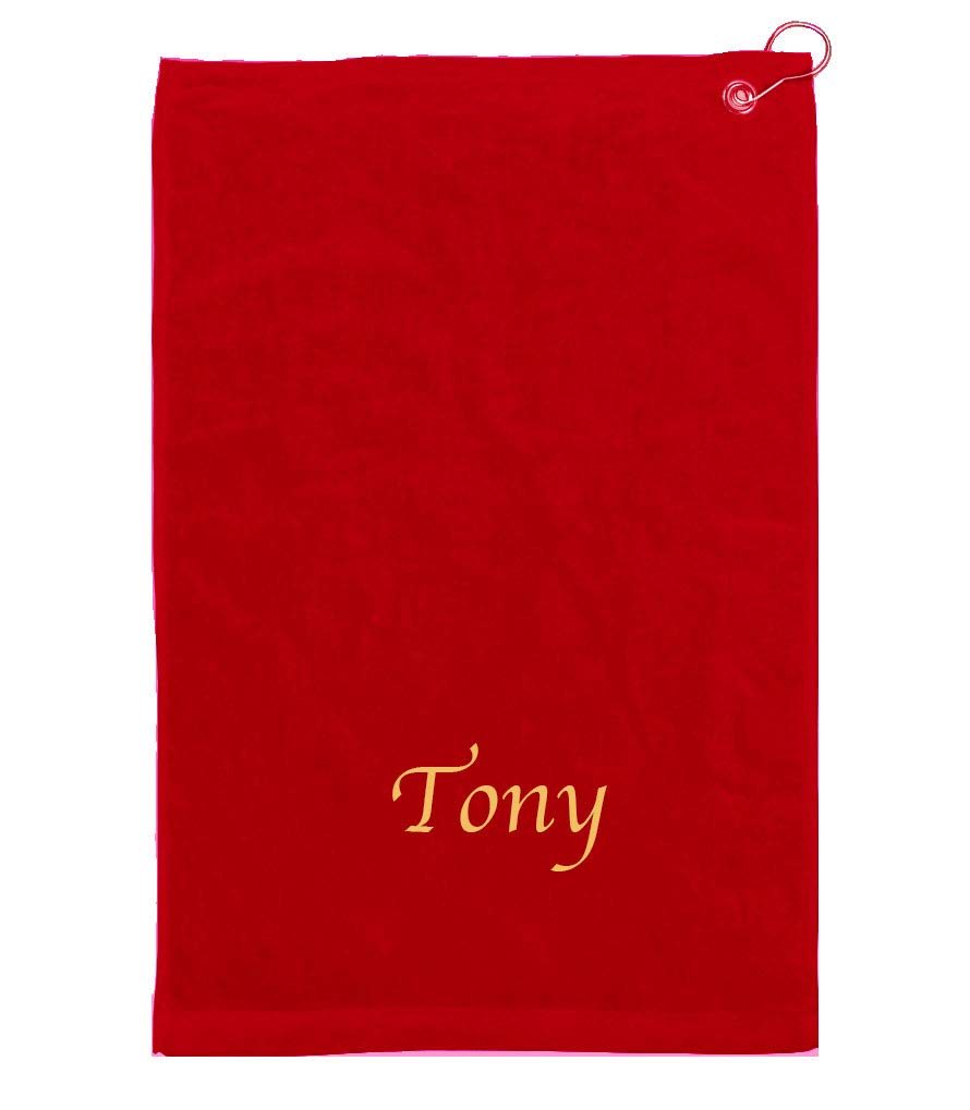 GOOLDGOLFROCKERS × twole 新品　L Amazon.com: Liberty21 Golf Towels with Corner Gold Grommet