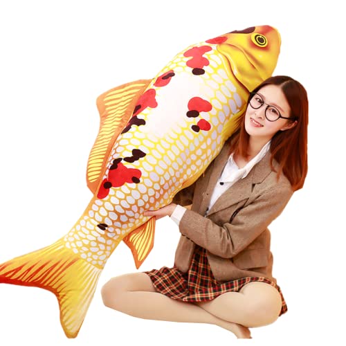 3D Fish Pillow -Soft Fish Pillow Plush Stuffed Animal Toy ( 80Cm/31.5Inch) Home Decoration Gift Kids Toy Fish Shape Pillow #TOP4