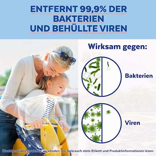 Sagrotan 2in1 Desinfektionstücher 8 x 15 Feuchttücher – Ansicht 3