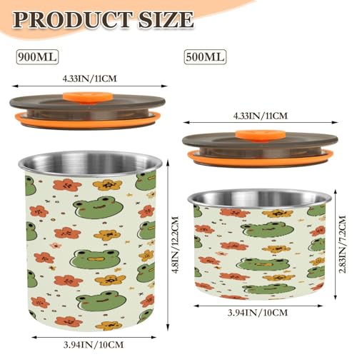 Contenedor Hermético para Café de Acero Inoxidable 500ml miniatura 2