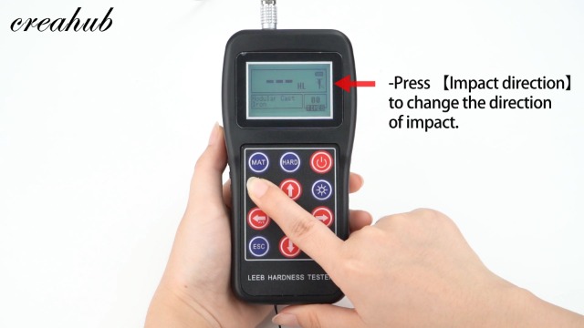 Image of Metal Hardness Tester Kit, Leeb Hardness Tester with Test Block, Digital Hardness Tester, Durometer Hardness Testing Equipment with 7 Types of Hardness Systems(HL、HB、HRB、HRC、HRA、HV、HS)
