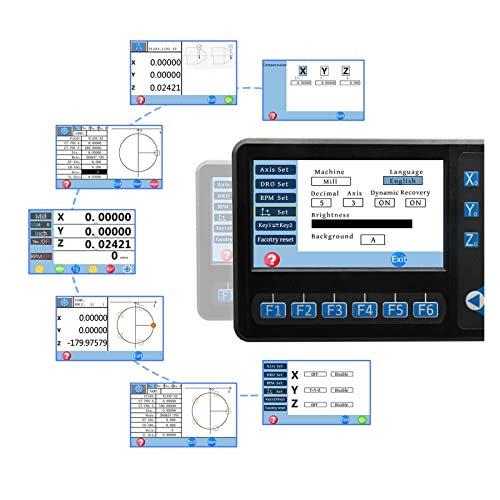 Escala Lineal Digital Alta Precisión DRO 2 Ejes/3 Ejes miniatura 2