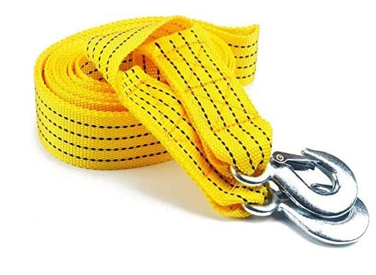 3-Ton Nylon Car Truck Towing Ropes Cable for Heavy Duty Car | Emergency Tow Pull Rope Strap Hooks Van Road Recovery for Tata Nexon-image-34