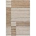 Rugs USA Oberlin Striped Jute Area Rug, 6x9, Natural