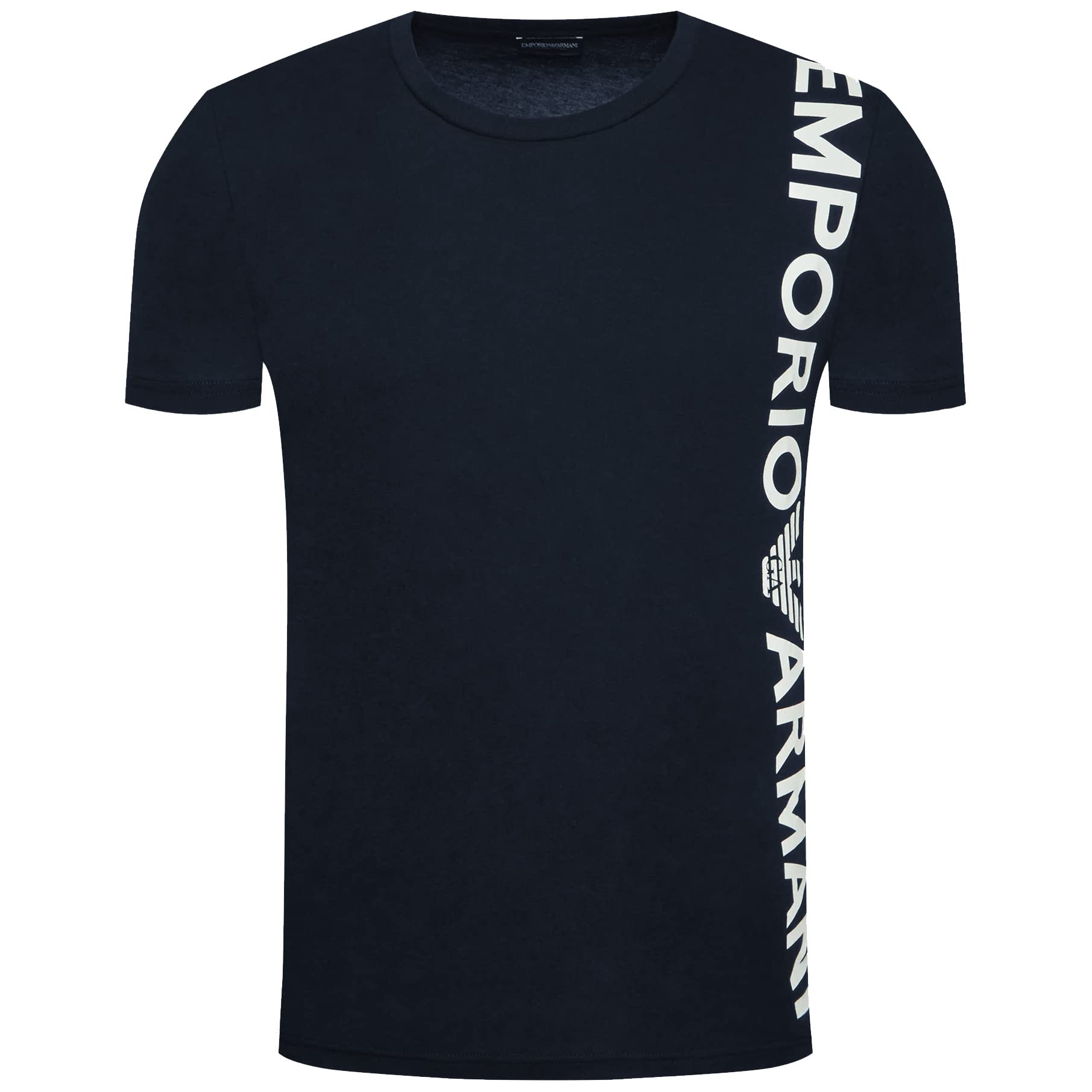 Emporio Armani Maglietta Uomo 211831 2R479, T-Shirt Manica Corta, Girocollo (Blu Scuro, L)