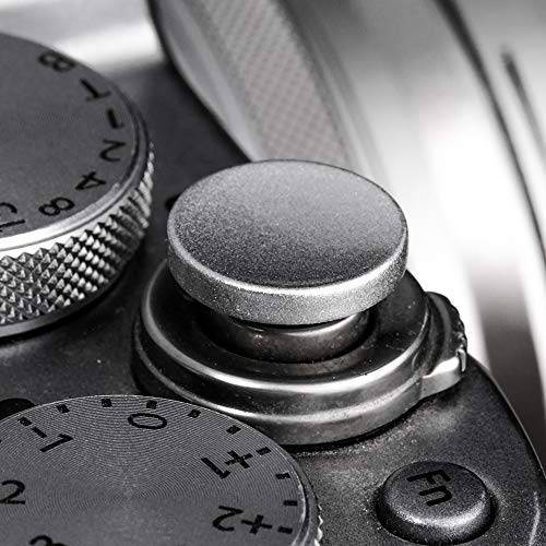 Image of Soft Shutter Release Button (2 Pack /Silver) High-end Concave Camera Shutter Button