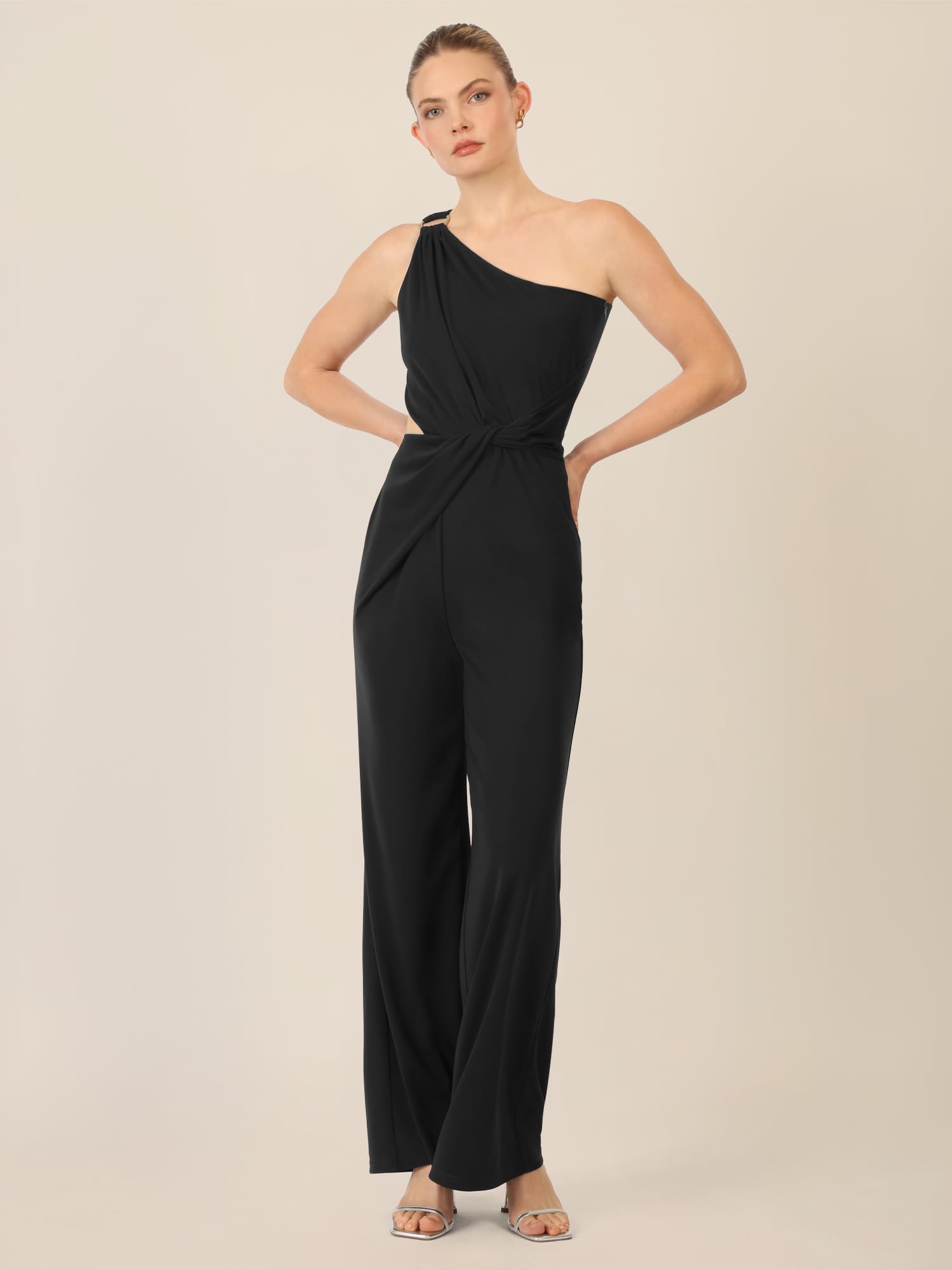 APART Fashion Damen One-shoulder Jerseyoverall overall (1er Pack)