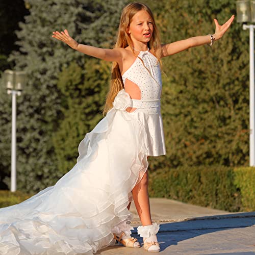 Girls Lace Princess Socks Ruffle Dress for Newborns, Babies, Toddlers, Little Girls2