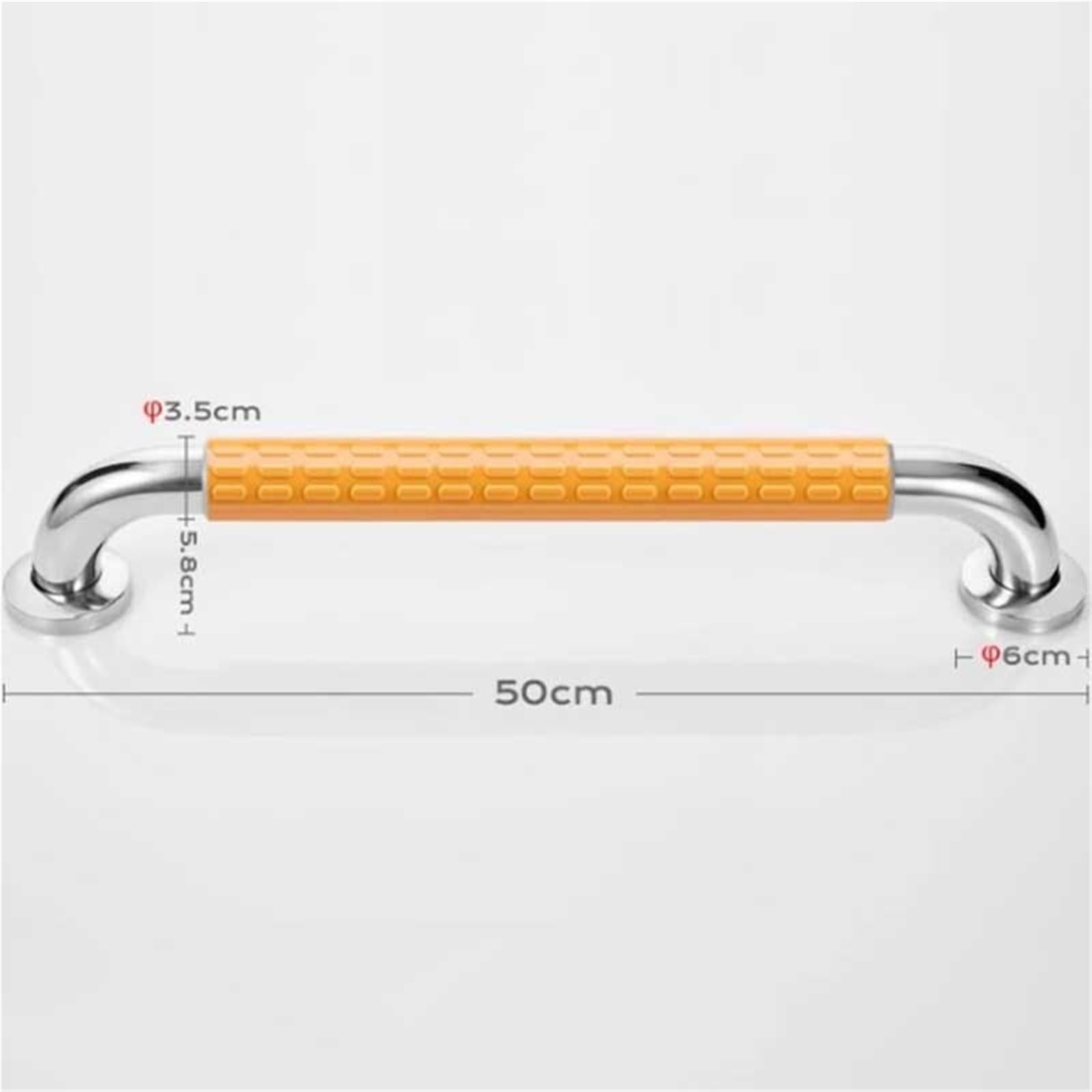 Barras de Apoyo para baños Asa de baño para Personas Mayores, Agarre Fuerte para Inodoro, asa de Seguridad para baño, pasamanos, Accesorios para Barra de Agarre(304 White - 68CM)