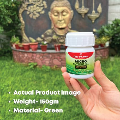 Image of Casa De Amor Micro Nutrient Mix 150Gm For Plants - EDTA Chelated Formula - Zinc, Boron, Iron, Manganese And More - 100% Water Soluble (Pack Of 1), Powder Form