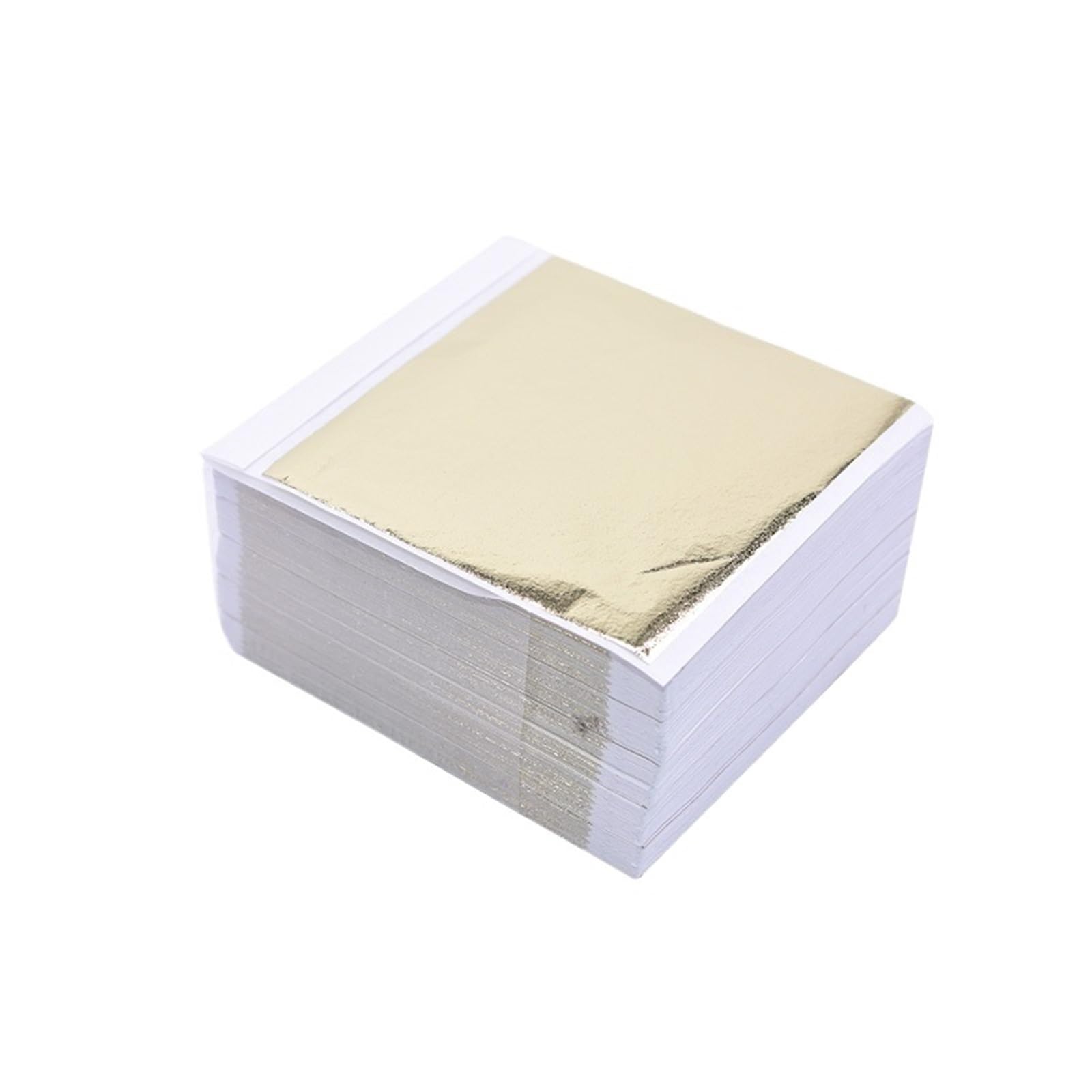 Arkusze złotych liści z folii aluminiowej