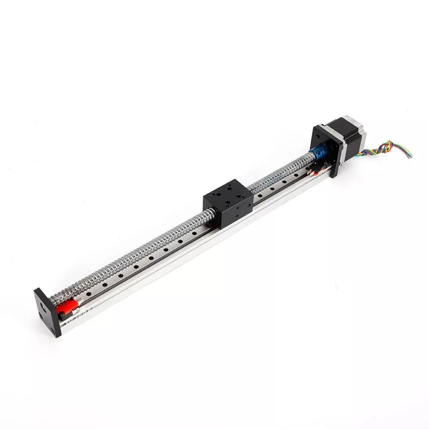 Linear Guide Slide, 600mm Linear Guide Rail CNC Slide Stage Actuator Ball Screw Motion Table for DIY CNC Router Milling Machine