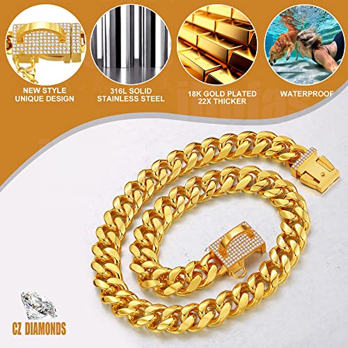 Dog-Chain-Collars-Gold-Dog-Collar-10mm-Cuban-Link-Dog-Collar-Stainless-Steel-Cuban-Link-Dog-Collar-with-CZ-Diamond-Buckle-Bling-for-Puppy-Small-Medium-Large-Dogs-includes-Dog-tag-Bell10 - Cucciolini Doodles   Dog-Chain-Collars-Gold-Dog-Collar-10mm-Cuban-Link-Dog-Collar-Stainless-Steel-Cuban-Link-Dog-Collar-with-CZ-Diamond-Buckle-Bling-for-Puppy-Small-Medium-Large-Dogs-includes-Dog-tag-Bell10