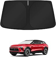 Vista 106 de KUST - Parasol para parabrisas para Chevy Equinox 2010–2017, accesorios para ventanas, funda solar plegable, bloquea los rayos UV, mantiene el coche