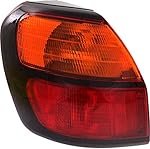 Evan-Fischer Tail Light Assembly Compatible with 2000-2004 Subaru Outback Outer Wagon Driver Side
