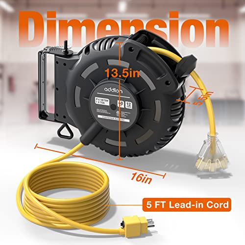 Addlon Retractable Extension Cord Reel thumb #6