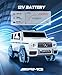 ELEMARA Licensed Mercedes-Benz AMG G63 Ride on Toys,Electric Car for Kids W/Parents Control,Electric Powered A Wagon Ride On Truck Toy,Spring Suspension,Bluetooth,Flickering Lights/LED Lights, White