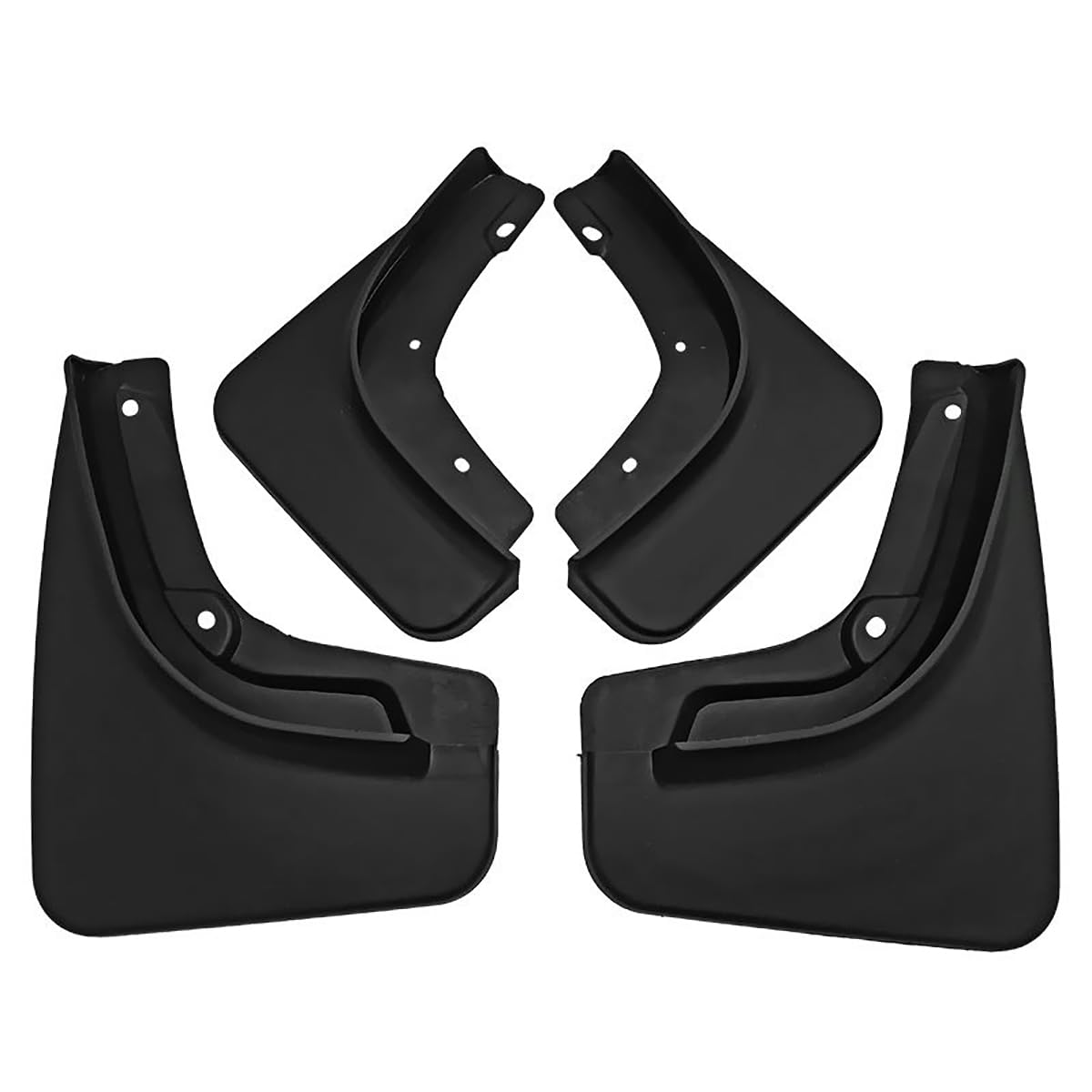 ZXLZHGS 4Pcs Car Wheel Fender, Compatible with Jeep Compass 1.3T/1.4T/2.0L 2017-2020, Front Rear Splash Guards Car Protector Fender Styling Body Fittings