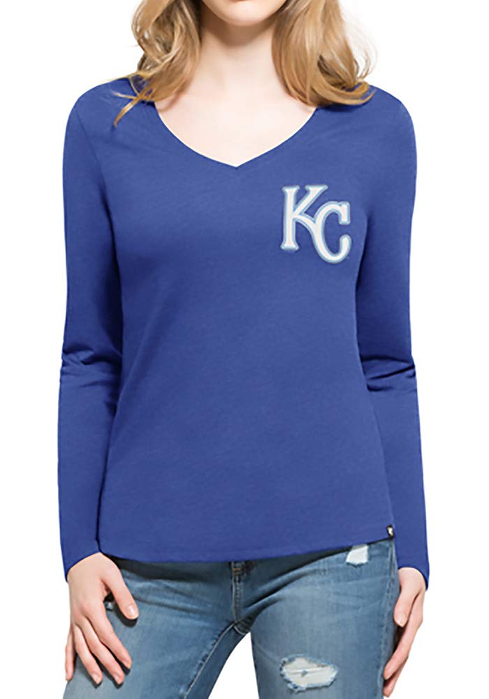47kansas City Royals Womens Clutch Backer Long Sleeve Club Tee
