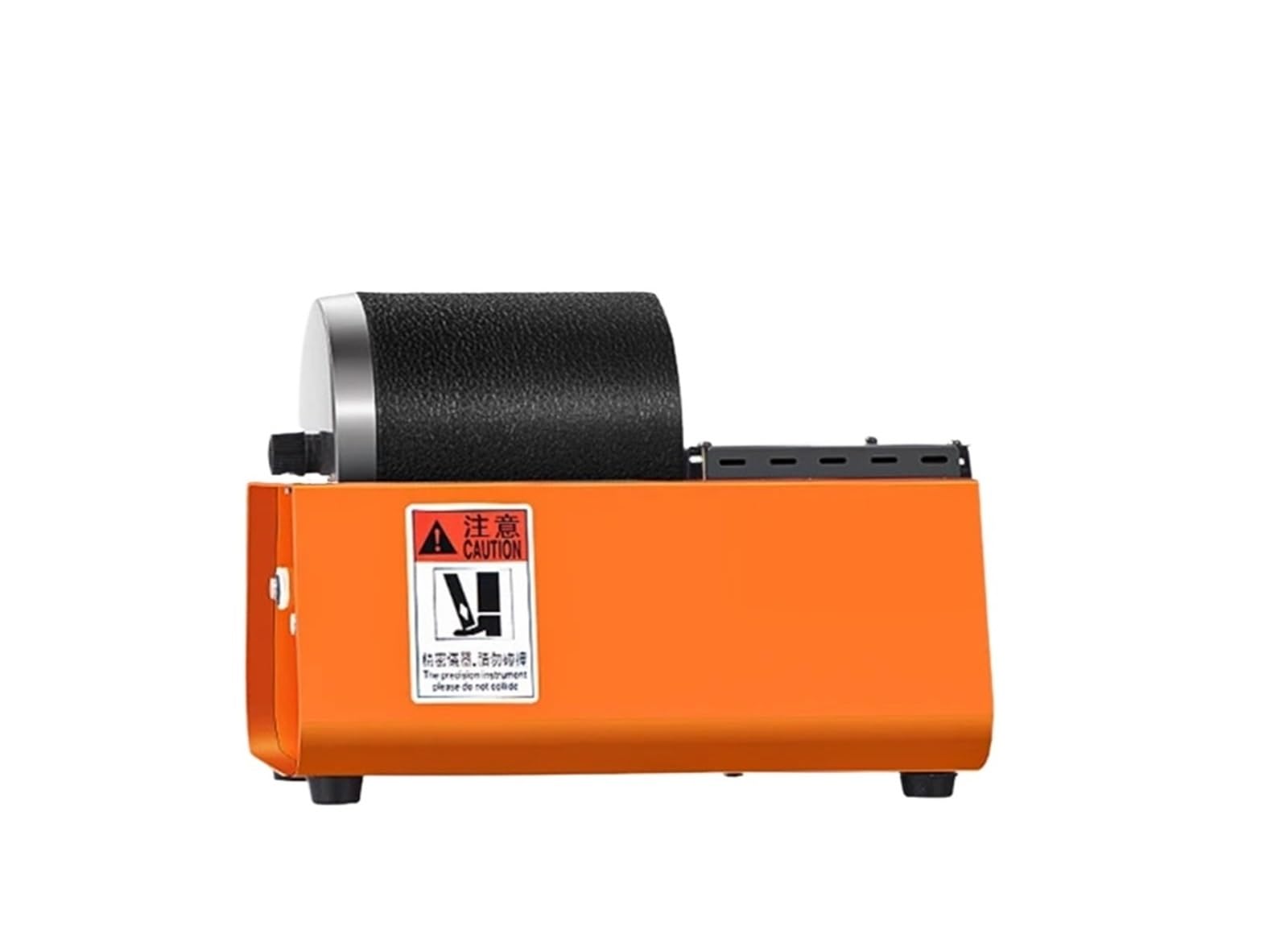 CUDTAPI Rubber Drum Polishing Machine Gold And Silver Jewellery Jade Metal Stationery Grinding Household Small Grinding Roller(Oranje)