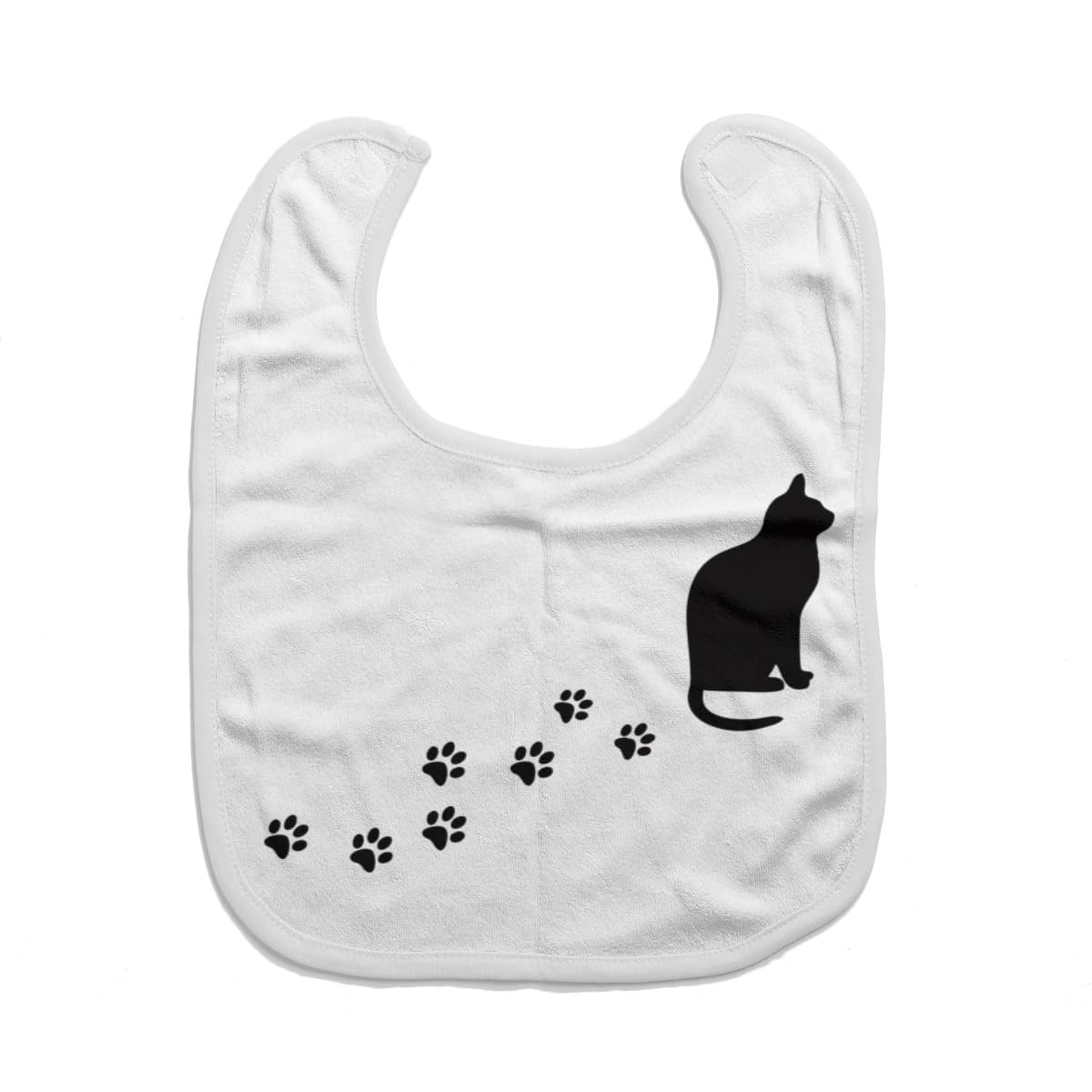 Amazon.co.jp: よだれかけ 猫の足あと 猫の肉球 猫好き ねこ ベビー