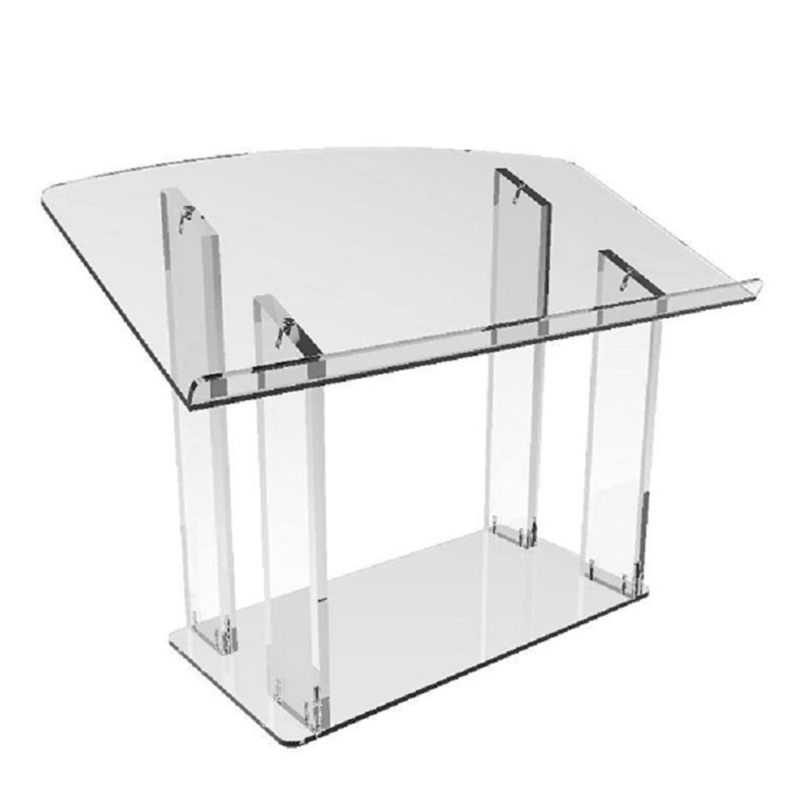 Buy TBVECHI Acrylic Podium Stand,19.5 Inch Plexiglass op Acrylic Podium