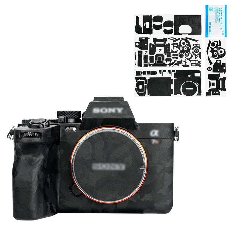 KIWIFOTOS Adesivo Protettivo In Fibra Di Carbonio Per Sony A7 III / A7R III – Anti-graffio, Anti-bolle, 3M, Taglio Preciso