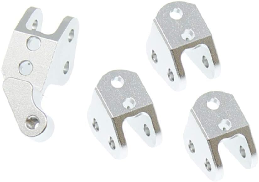 RER11414 Aluminum Lower Link Mount Set For Axle, Silver