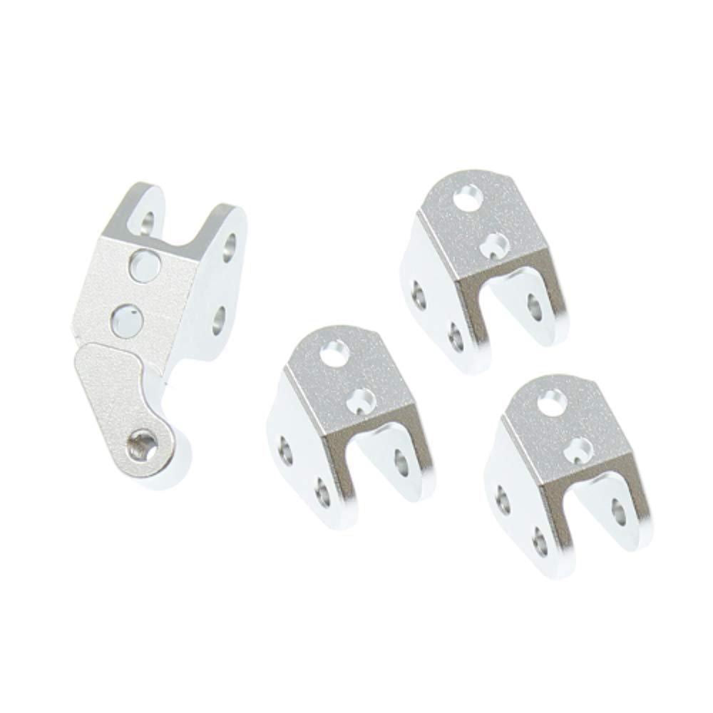 Redcat Racing RER11414 Aluminum Lower Link Mount Set For Axle, Silver