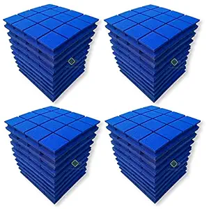 YGM Acoustic Foams Turbo Acoustic Soundproofing Studio Panels, Set of 36, 12