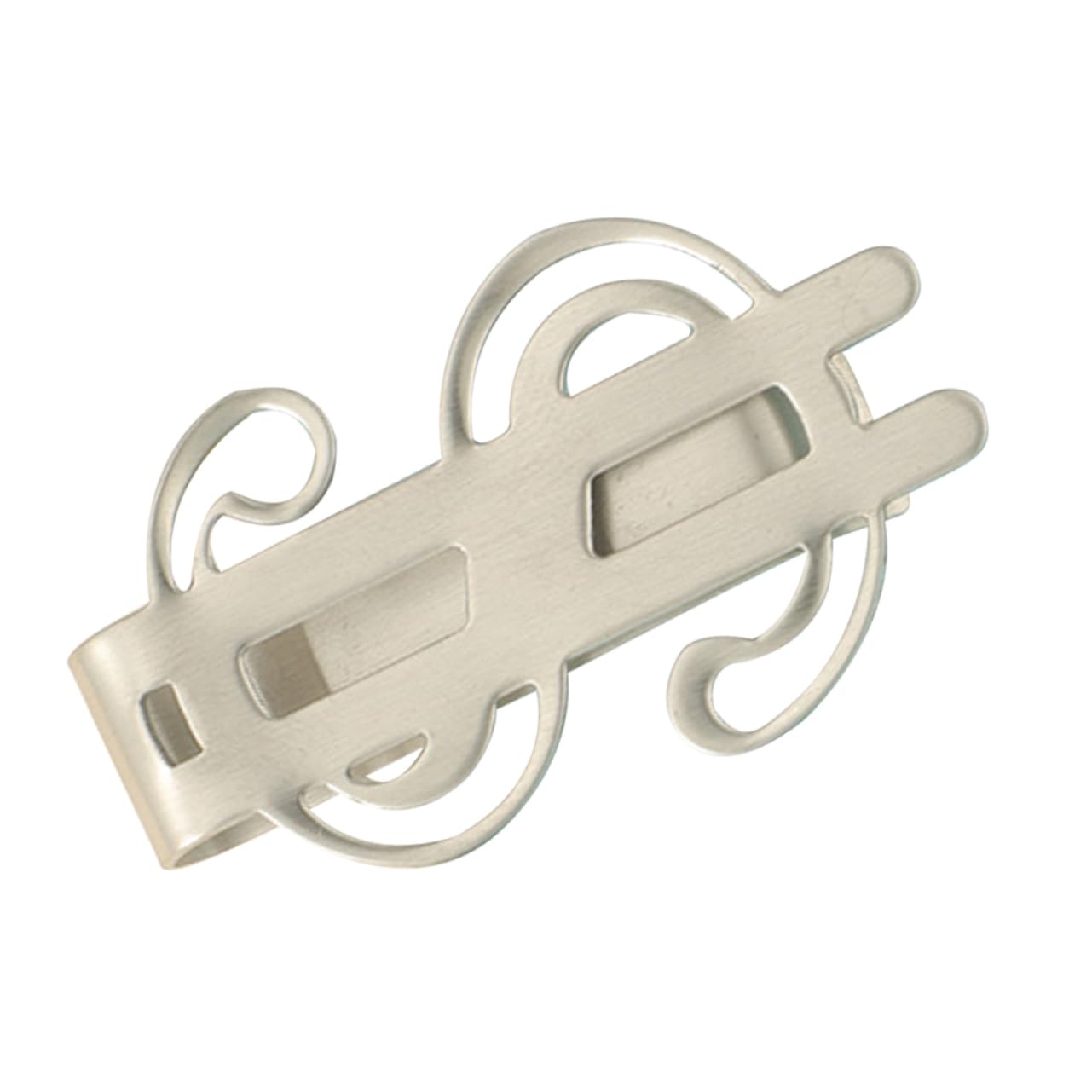 Ipetboom Stainless Steel Money Clip Portable Cash Holder Binder for Office Use Engrave Clip Compact Design for Everyday Essentials