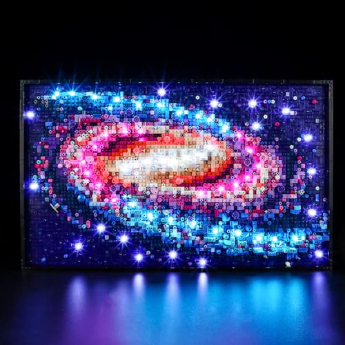 YEABRICKS - Lumière LED pour 31212 Ideas The Milky Way Galaxy Building Blocks Model (kit de construction non inclus)