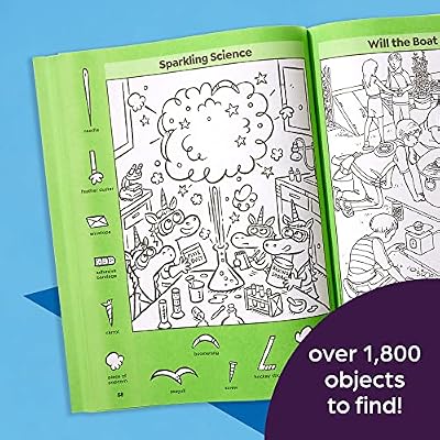 Awesome Science Puzzles: Find and Seek 100+ Science Hidden Picture Puzzles for Kids 6+, Highlights Puzzle Book for Kids (Highlights Hidden Pictures) Paperback February 7, 2023